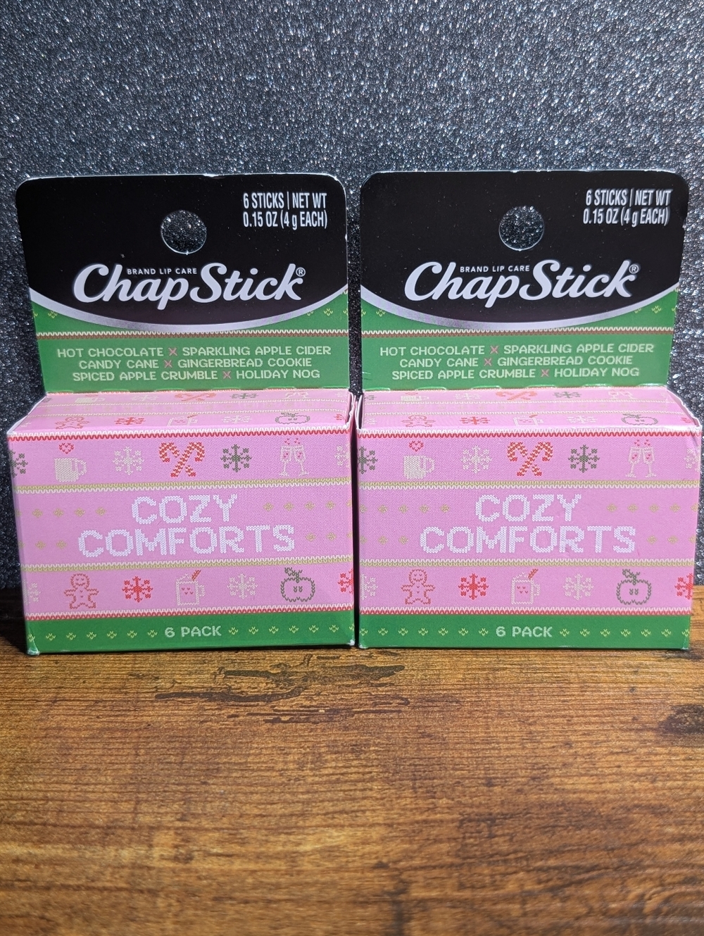 ChapStick Cozy Comforts Limited Edition Holiday Collection 12 Lip Balms